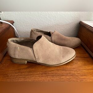 Toms Taupe Suede Ankle Booties 8